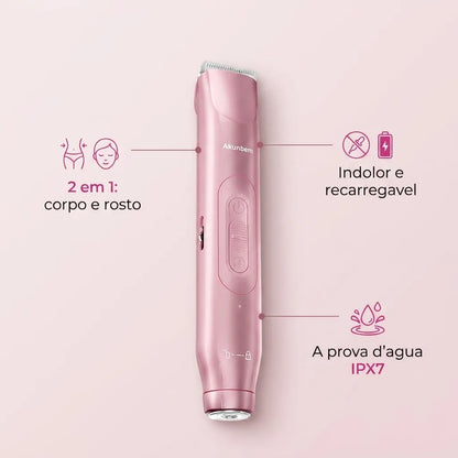 Depilador Feminino Sem Fio 2 em 1 - Chic Travel