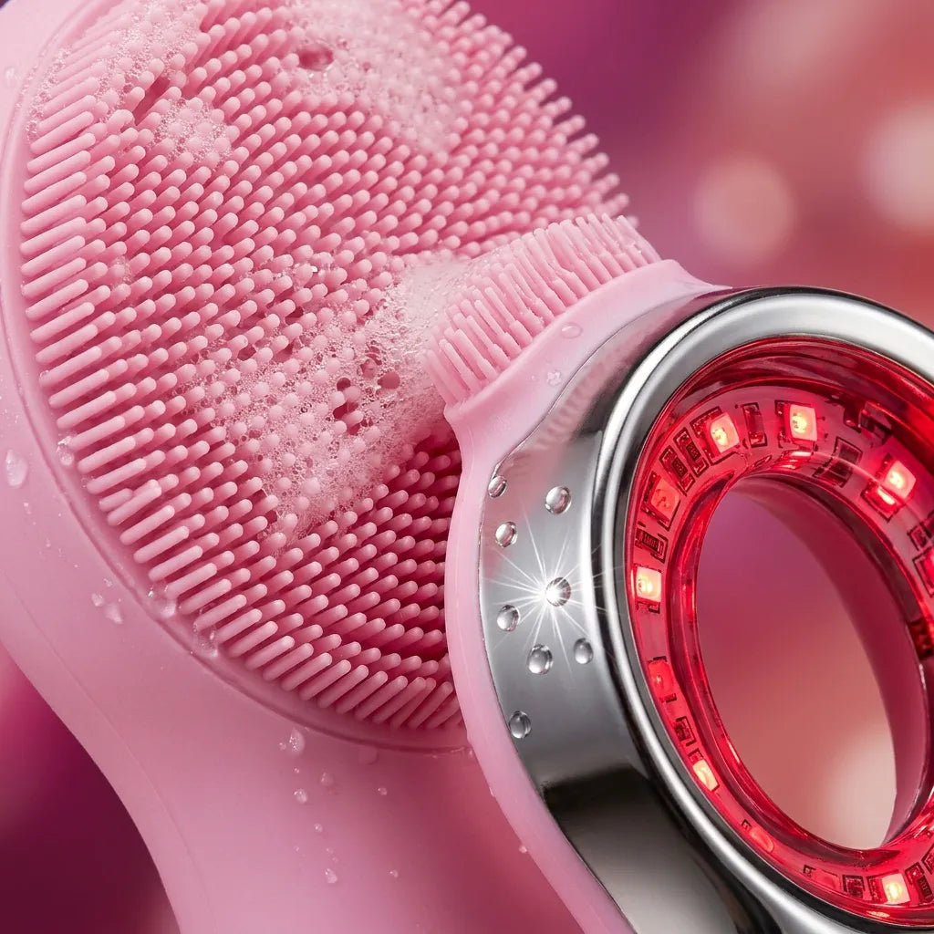 Escova Facial Sem Fio LED IPX7 - Chic Travel