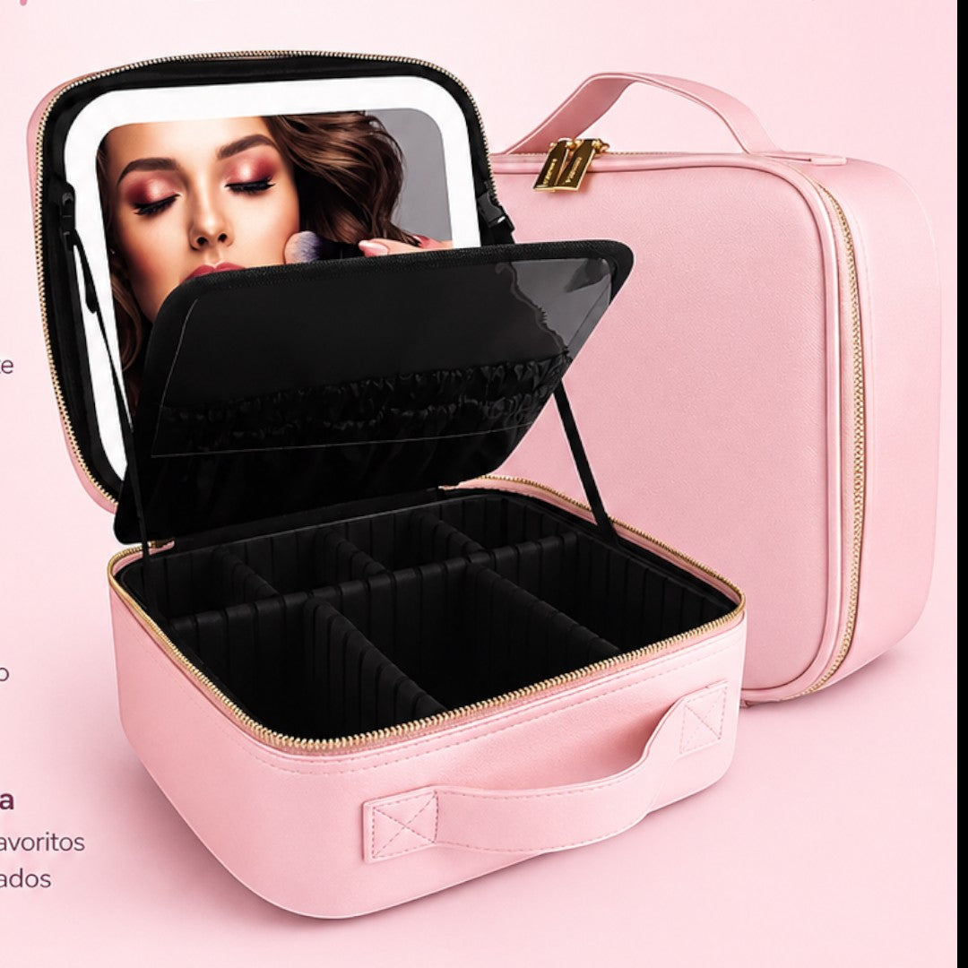 Nécessaire com Espelho LED - Chic Travel