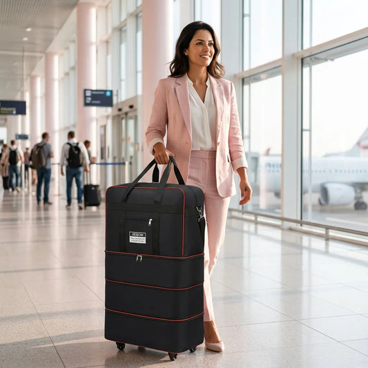 Mala Dobrável Expansível com Rodinhas - Chic Travel