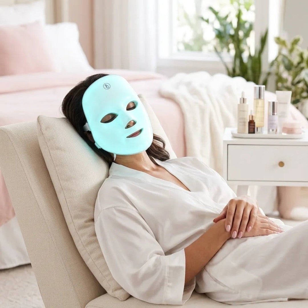 Máscara Facial LED 7 Cores - Chic Travel