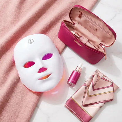 Máscara Facial LED 7 Cores - Chic Travel