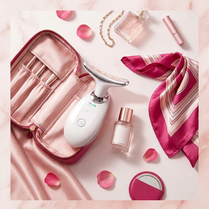 Massageador Facial Sem Fio LED 7 Cores - Chic Travel