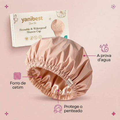 Touca de Cetim à Prova d'Água - Chic Travel