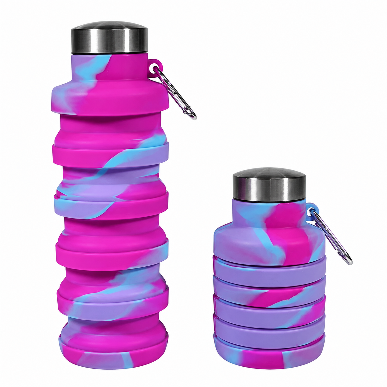 Garrafa Retrátil de Silicone para Viagem - Chic Travel
