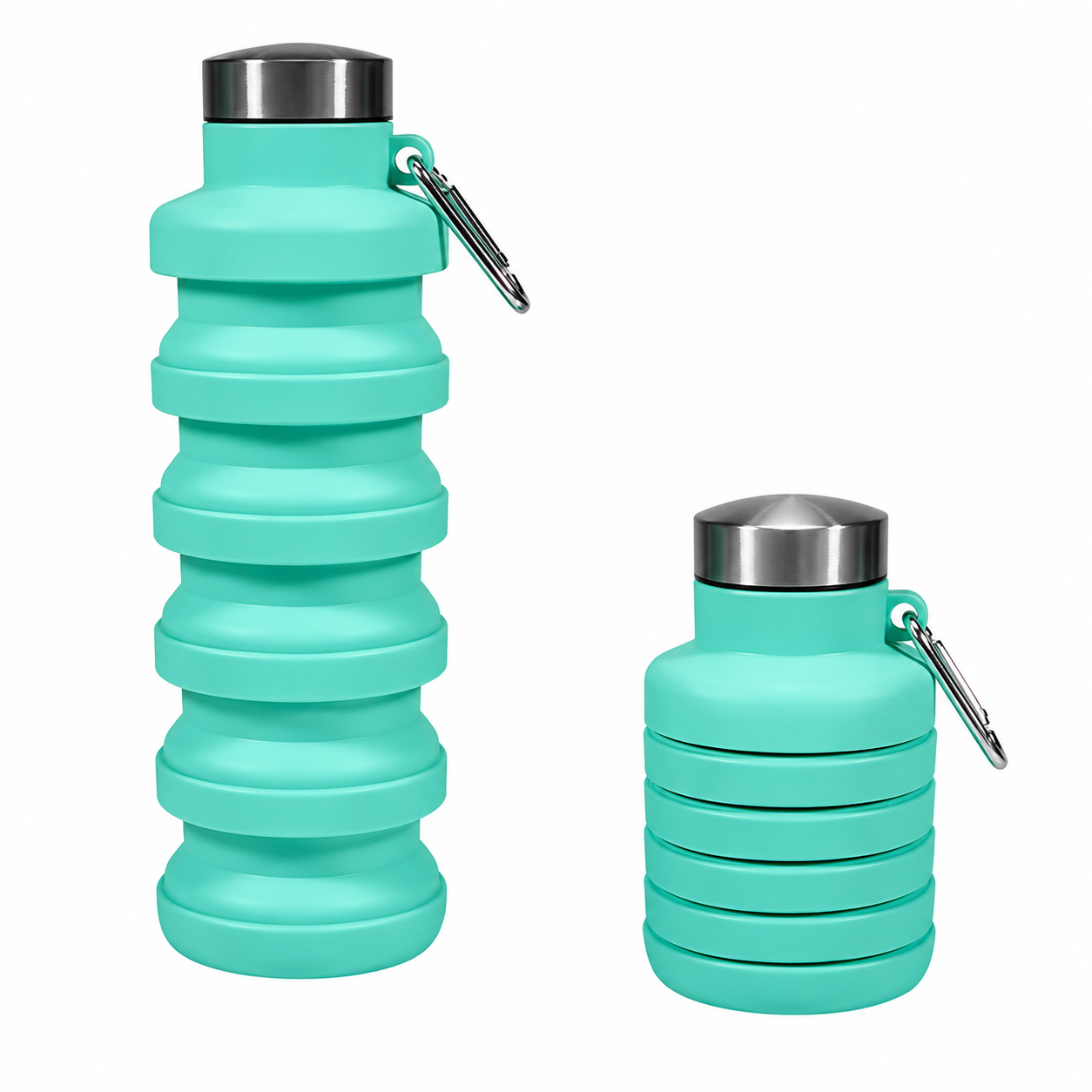 Garrafa Retrátil de Silicone para Viagem - Chic Travel
