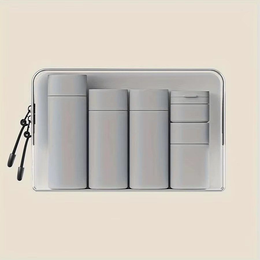 Kit Frascos de Viagem Chic Travel - 6 peças