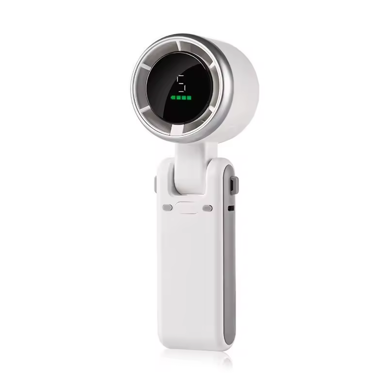 Ventilador Portátil Recarregável com Display Digital - Chic Travel