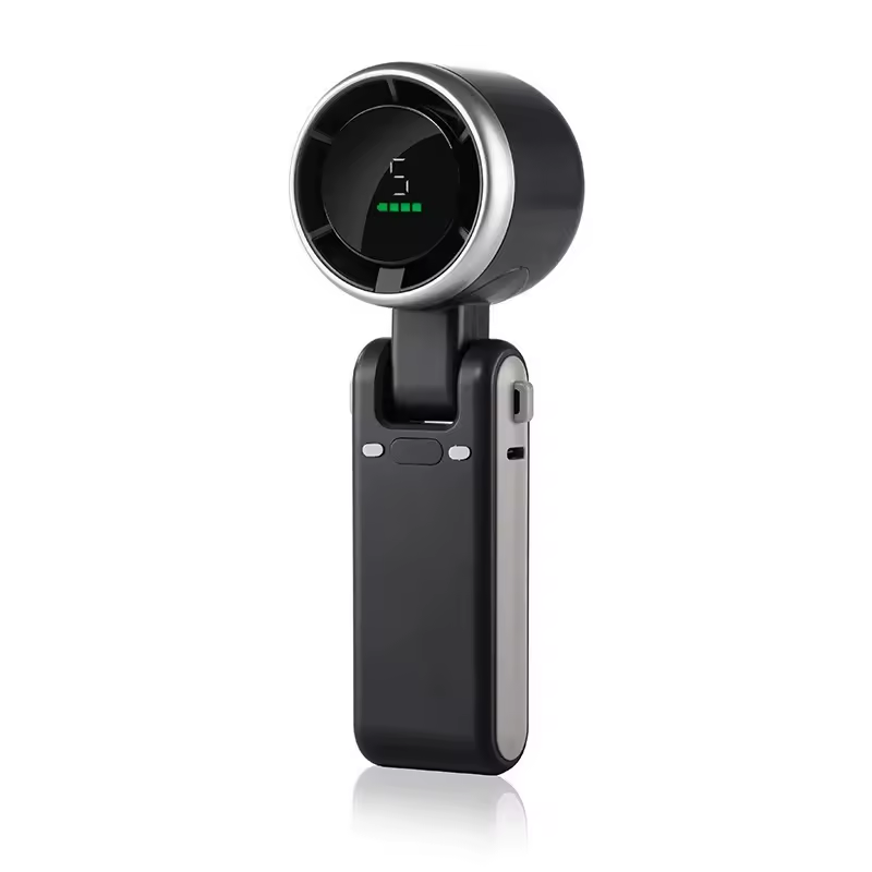 Ventilador Portátil Recarregável com Display Digital - Chic Travel