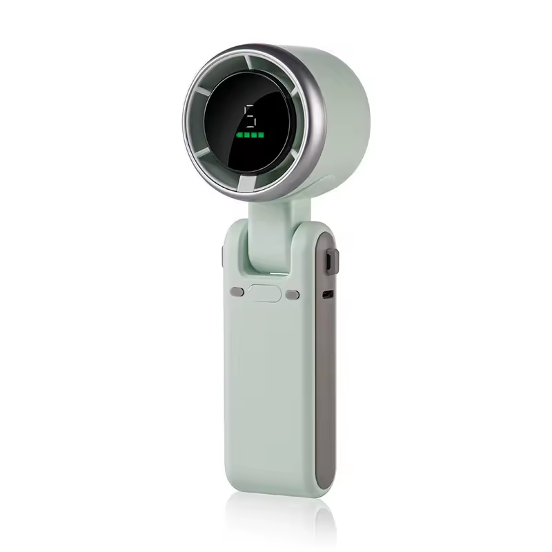 Ventilador Portátil Recarregável com Display Digital - Chic Travel